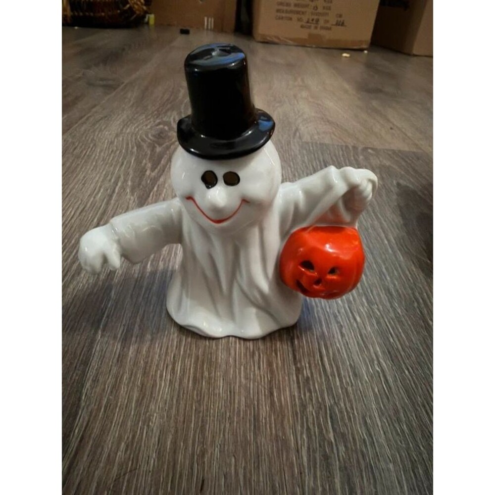 Vintage Halloween Ghost Votive Candle Holder – Silvestri